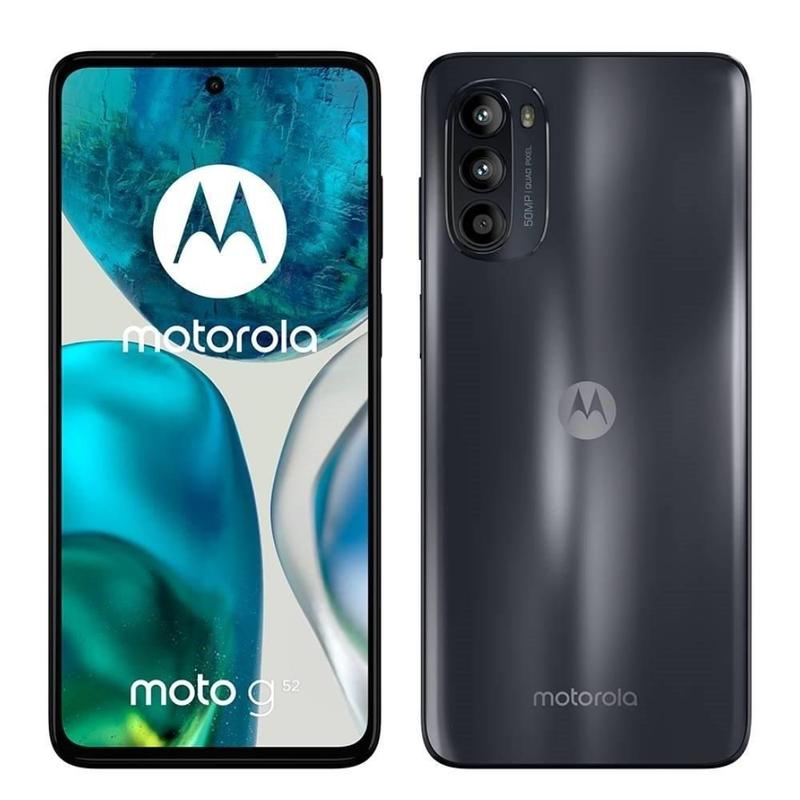 Smartphone Motorola Moto G52 Preto,Tela de 6.6